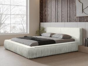 Łóżko tapicerowane NAOMI z pojemnikiem i stelażem